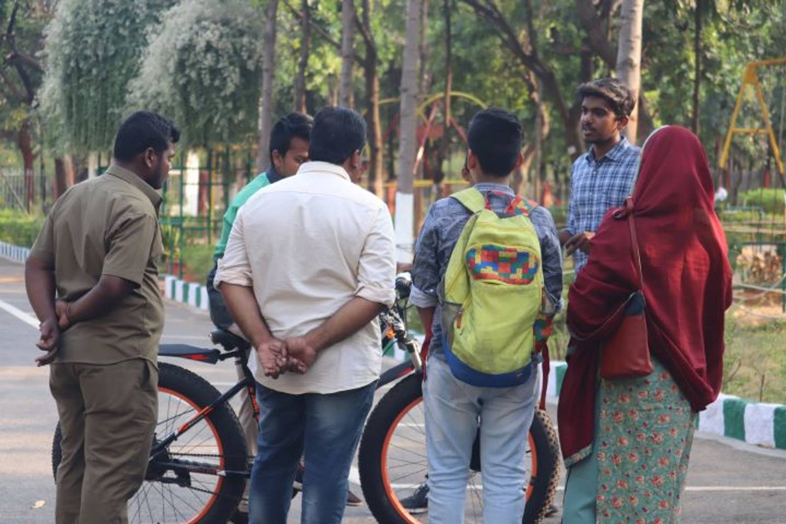 Happy electric cycle customer